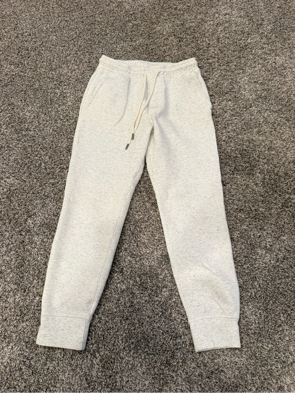 American Eagle AE Men’s Jogger Sweatpants Size Small Oatmeal Heather Gray